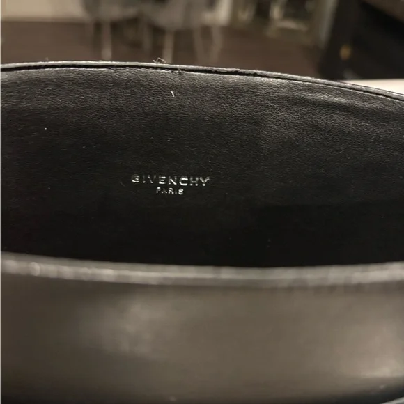 Black Tall Boots with Silver Lock Detail - Picture 4 of 11